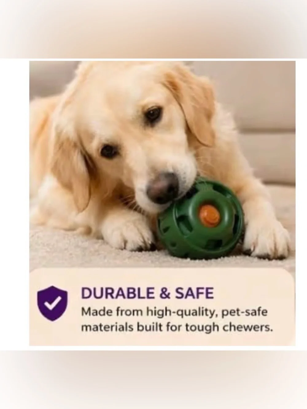 Dog Treat Dispensing Toy Set, Interactive Slow Feeder Tray and Puzzle Ball for M